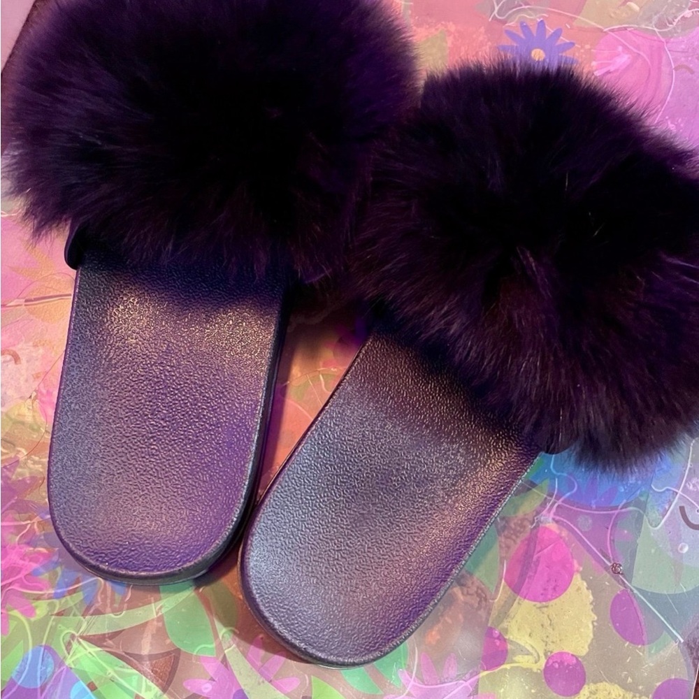 Women's Fluffy Slide Sandals